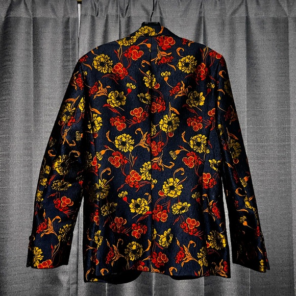 Floral jacquard blazer - Picture 3 of 3